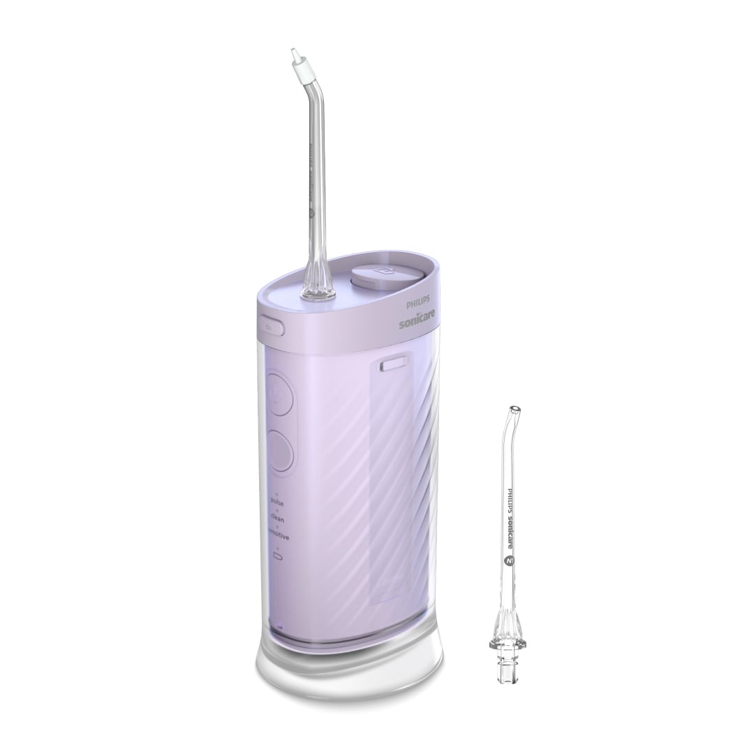 Іригатор PHILIPS Sonicare Compact Flosser 1000 HX3333/23 фіолетовий, 1 шт