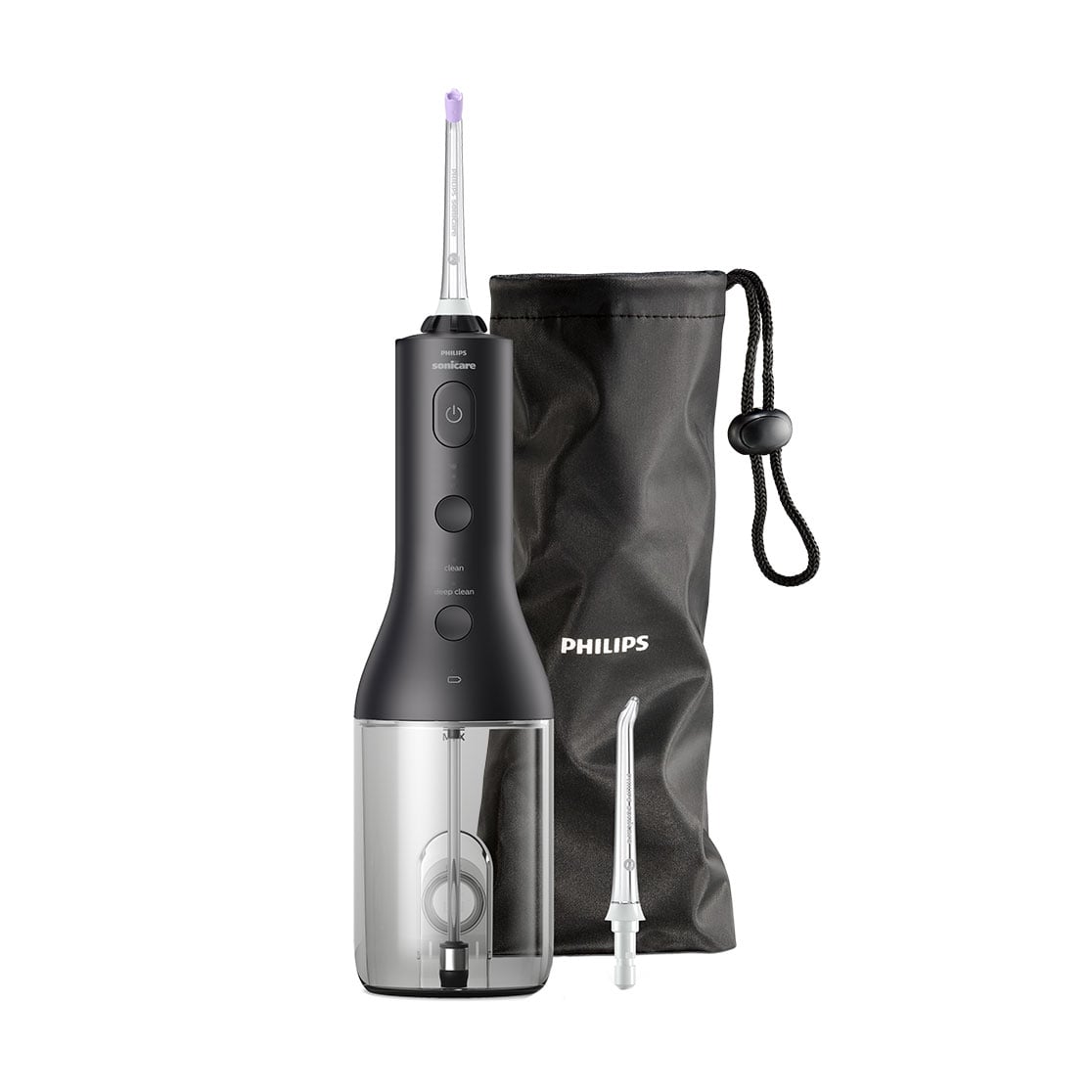Іригатор Philips Sonicare Cordless Power Flosser 3000 HX3826/33 чорний, 1 шт
